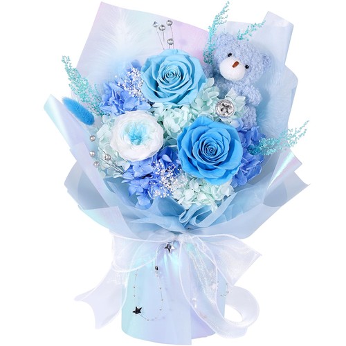 Rose stabilizzate blu - rose,