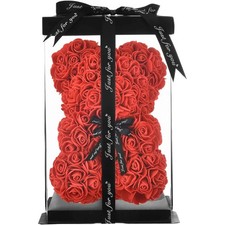 Orso Teddy rose 25cm con