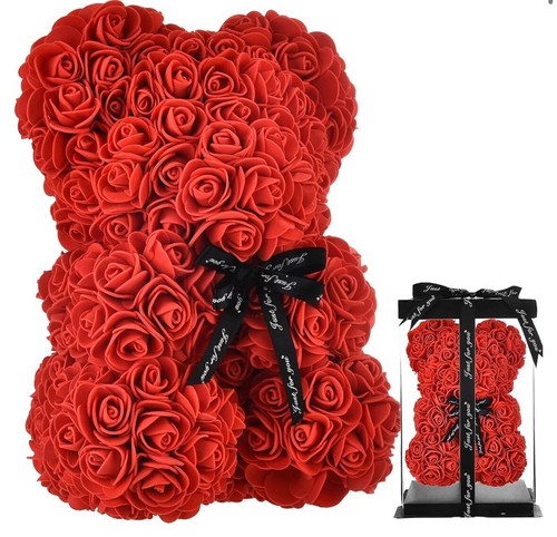 Orsetto rose orso peluche - di,