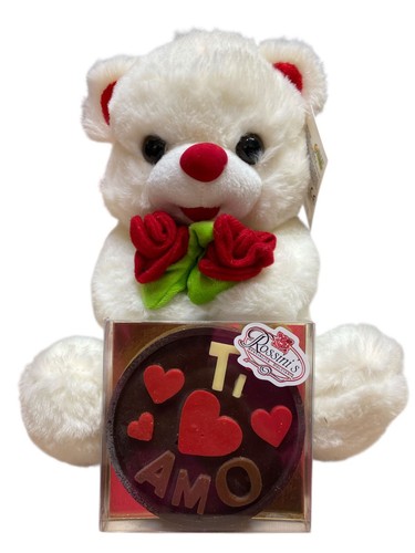 Orsetto peluche bianco con - di,