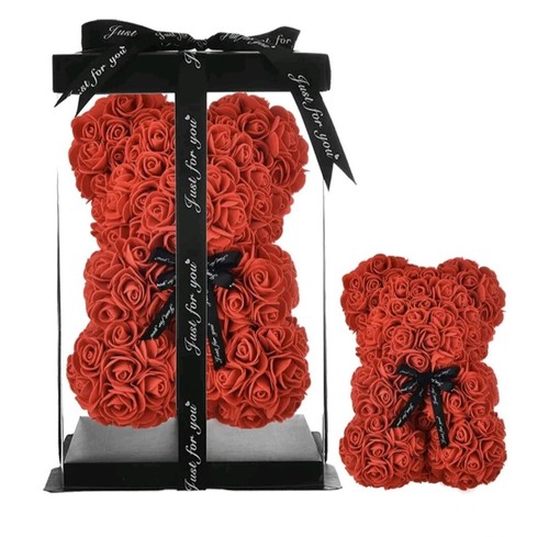 Orso rose rosse orsetto - rosse,