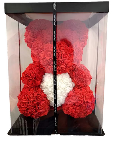Orsetto rose artificiali - orsetto, di
