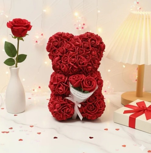 Orso rose artificiali love - di,