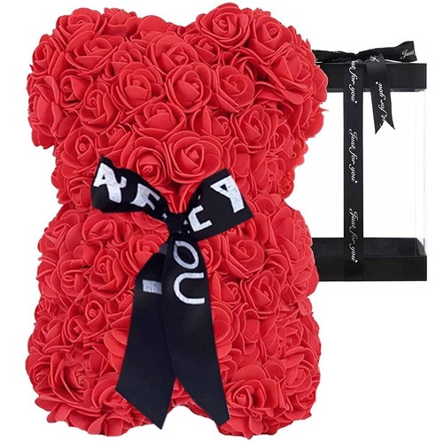Orsetto rose rosse - rose, mis