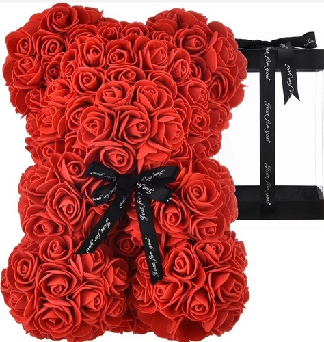 Orsetto rose 25cm regalo - rose,